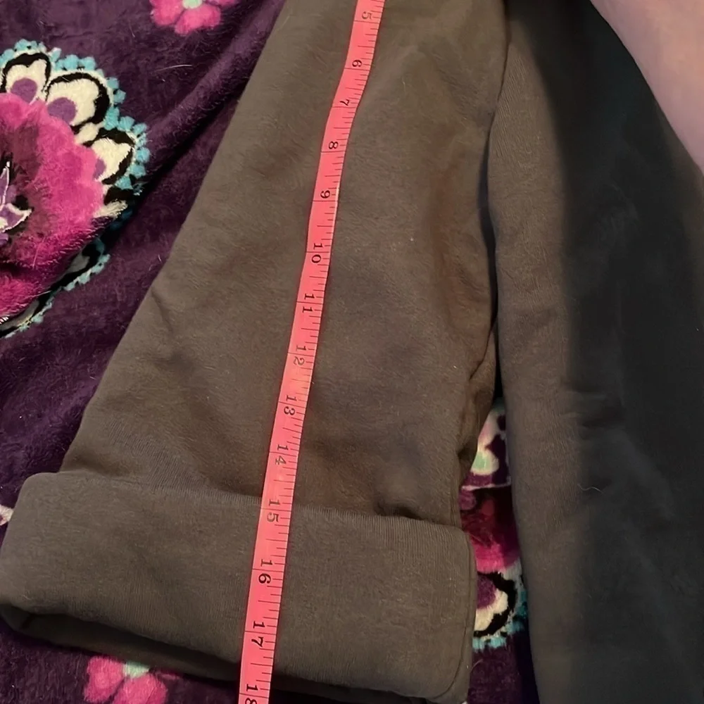 ❤️ Free People Gray Coat, Fully Lined With Sketched Horses Lining NWOT